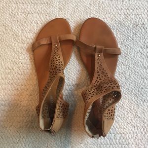 Tan sandals